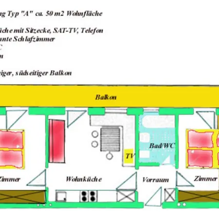 شقة Appartementhaus Zur Loipe